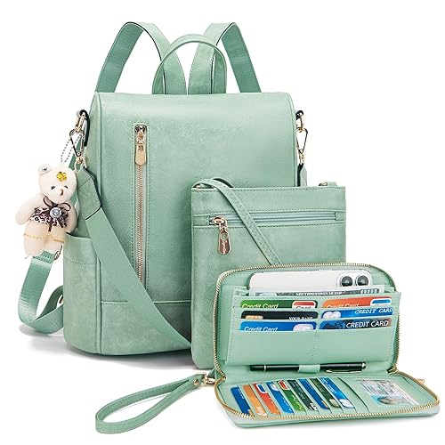 An item on my Throne wishlist just got fully funded: Soperwillton Women Fashion Backpack Purse Anti-Theft Leather Shoulder Bag Travel Multi Pockets Handbag Wallet Set 3pcs - Iceblue. Thank you! throne.com/ghostly_ribbon #Wishlist #Throne