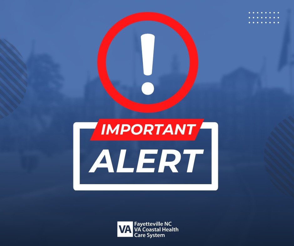 VAFAYCoastal's tweet photo. The Fayetteville NC VA Coastal Health Care System will operate under normal conditions on January 26, 2026, except for Robeson, Hamlet, Sanford and Goldsboro Community Based Outpatient Clinics. These CBOCs will operate on a four-hour delay and open for Veterans at noon. https://t.co/WQfEq6batk