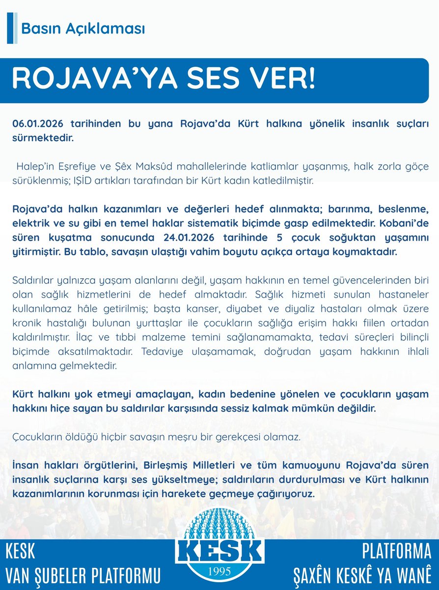 EgitimSenVan's tweet image. ROJAVA'YA SES VER!
#SaveRojava
#DefendRojava