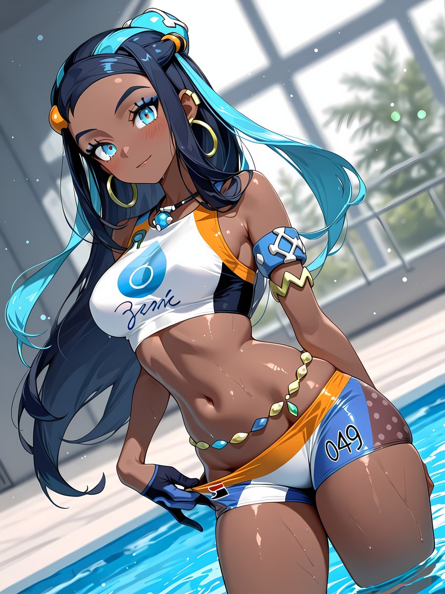 Pitophee's tweet photo. Nessa ✨ from Pokemon https://t.co/XqLN34lFDm