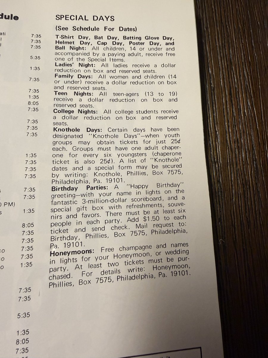 Promotions sure have NOT changed in 35 years. Kinda crazy when you think about the “innovation” in sports that HAS changed.