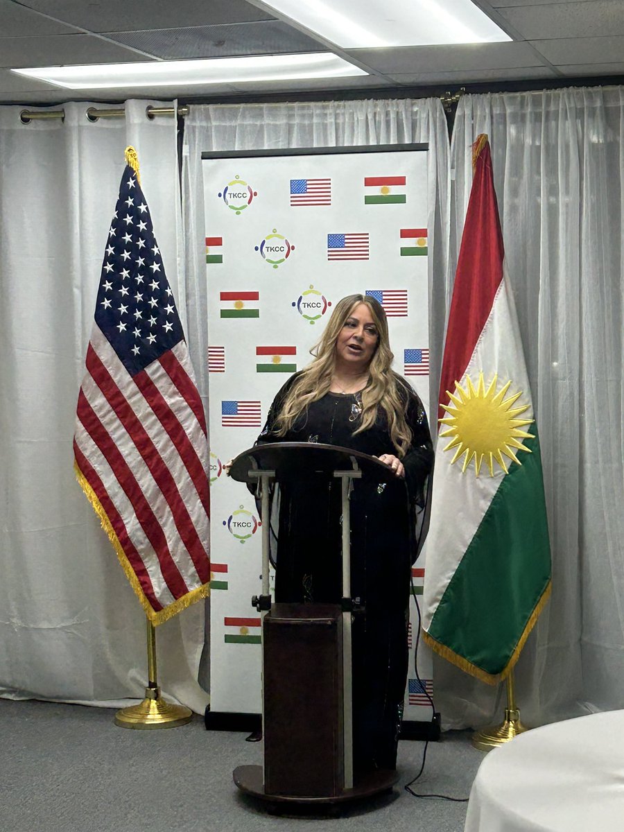 calebmclambsura's tweet photo. It was a pleasure & an honor to speak at this monumental event hosted by the TKCC. With lovely speakers like the Kurdistan Regional Government's Representative to the United States, Trifa Aziz, and the Tennessee Titan's Vice President, Adolpho Birch III, and of course Tennessee's Attorney General, Jonathan Skrmetti. I spoke about the current situation in Rojava & Rojhalat, and I encouraged everyone in the room to take action to support the Kurdish Patriots fighting against ISIS right now. I stressed the importance of raising awareness through social media & news. Many of the speakers condemned the "Syrian Government" for allowing itself to be overrun by the terrorists the Kurds helped Defeat. Every speaker expressed sorrow & solidarity with the Kurds of Rojava. This meeting was a huge step in raising awareness for Rojava here in the USA & taking action to help our brothers & sisters who are being killed everyday. I will fight for a free Kurdistan until my final breath. Kurdistan or Death. Long Live Rojava. Long Live Rojhalat. Long Live Kurdistan.