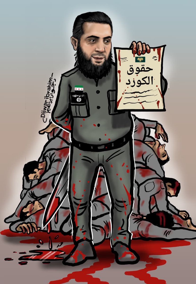 Rojava_Press's tweet image. عربي ، English 

#كوباني #KobaneUnderAttack 

While al-Jolani and his media appear to talk about Kurdish rights, claiming they are preserved, and patronize the Kurds with a presidential decree that can be changed and amended very easily, and patronize the Kurds with an optional…