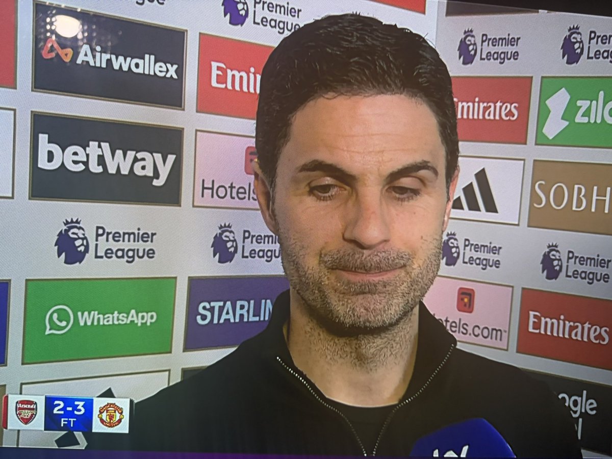 Mikel Arteta just said 

“We were denied 3 corners when it was a corner”

This guy loves corners