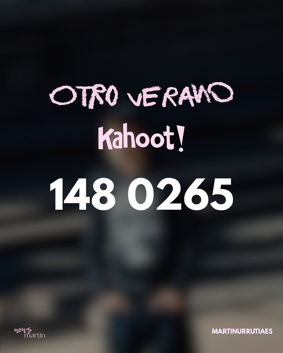 MartinUrrutiaES's tweet image. CUARTA SALA: 148 0265   #OtroVeranoKahoot