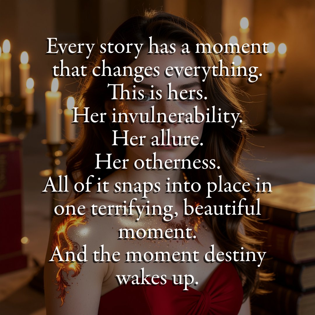 Every story has a moment that changes everything.
This is hers.
Callie steps into the fire…
and the fire steps back.
pre-order here -
mybook.to/PhoenixWillRise
#PhoenixRise #FantasySceneTease