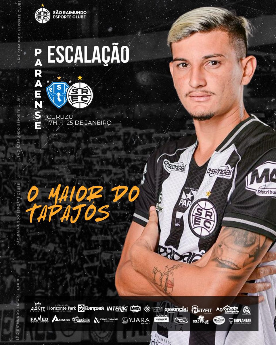 saoraimundo's tweet photo. SÃO RAIMUNDO ESCALADO! ⚫️⚪️

#SãoRaimundo #Pantera #Parazão https://t.co/SDxEGiVxiq