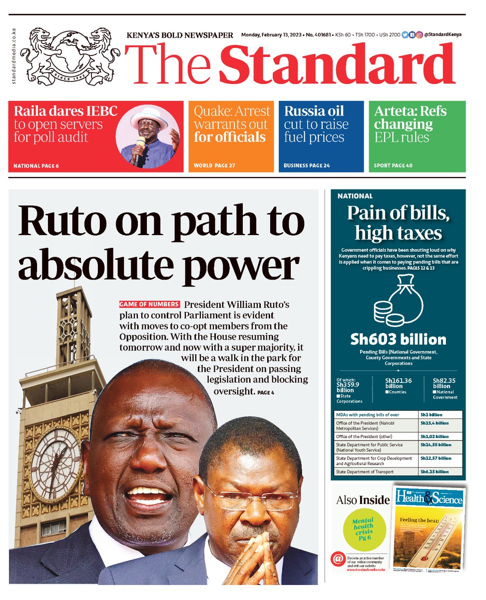 When was the last time you had a family meeting to discuss leadership issues in Kenya with your father?