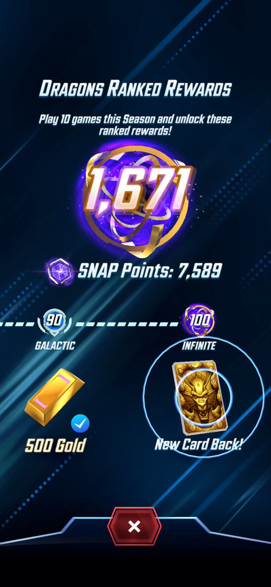 MPerMinute's tweet image. Hit Infinite! (#32)🔥

Having a blast with Foom.

Strongest: @SafetyBlade_HS Dragon Strength Tape. Easy to get 8+ energy with Hope and Merlin. Lots of counters+power.

Funnest: Thursday Titan Roulette (highroll). 5 big hits and 6 different ways to cheat them out.

@SnapDecks
