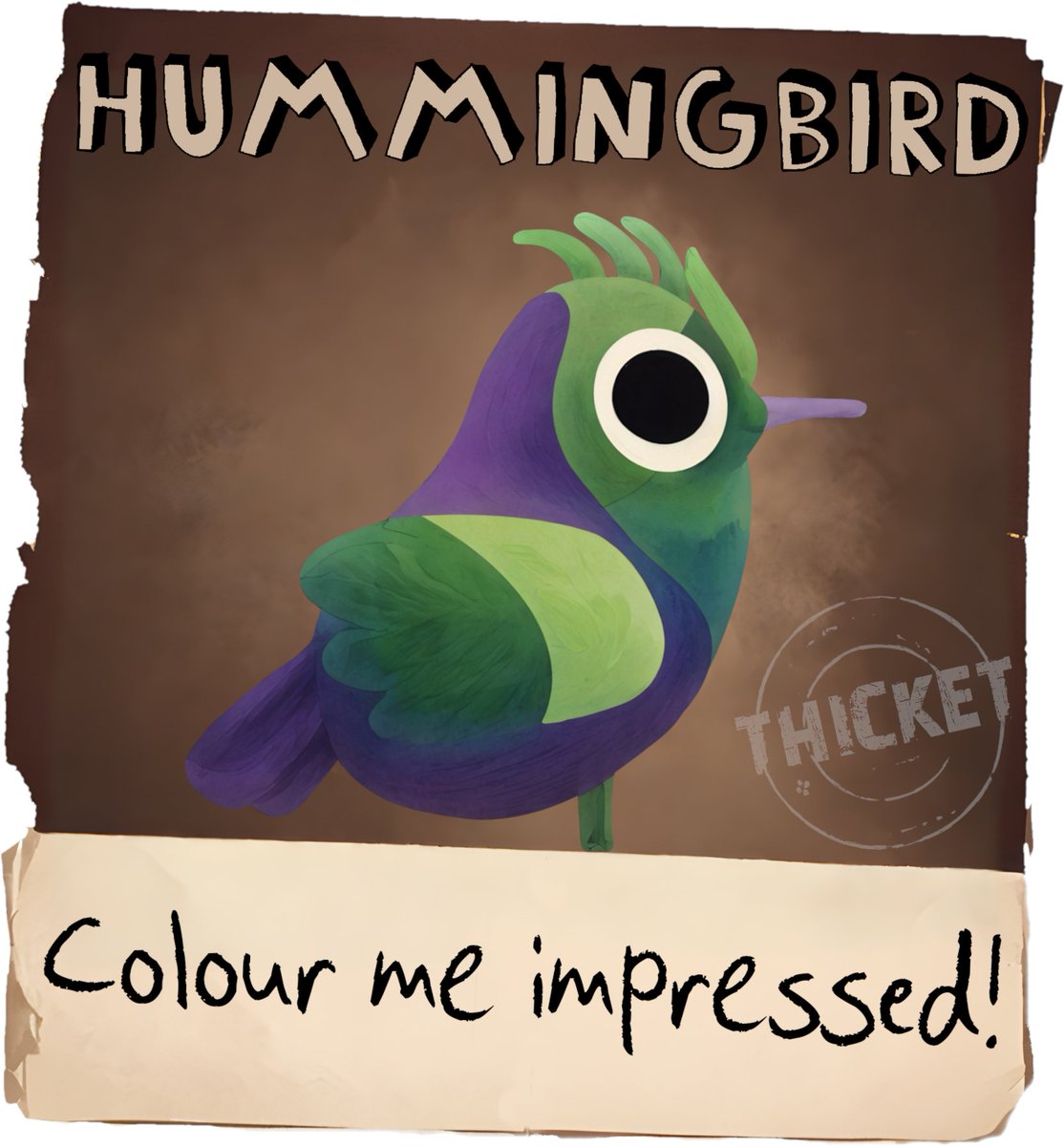 💐 Introducing the Hummingbird Sprout!! 💐

Vibrantly colourful, the Hummingbird also has some of the best colour vision of any bird. So will it critique your wallpaper choices? Hum to think of it, let's just say there's a reason they can fly backwards so quickly. 🖌️
#indiegame