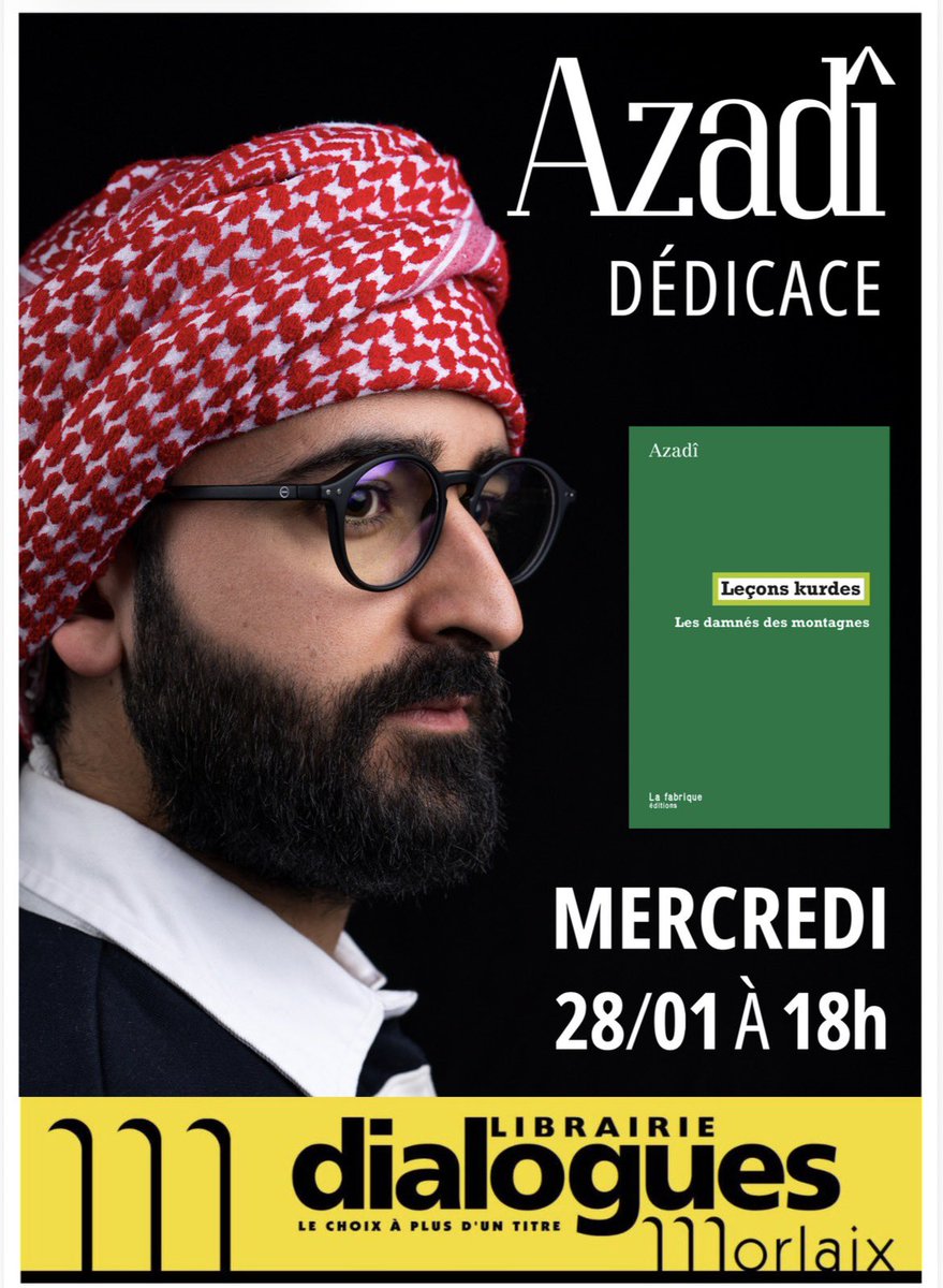 gaelroblin's tweet image. Mercredi à #MORLAIX 
Dimerc'her e #Montroulez 
Pour s'informer sur le #Kurdistan et notamment le #Rojava