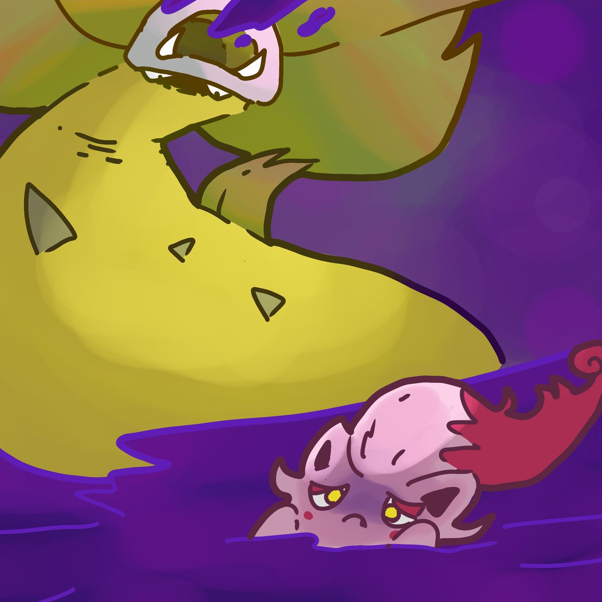 Scream the Scream Tail in a Gigamax form tweet media