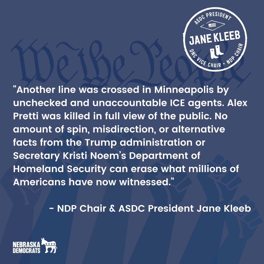 Nebraska Democratic Party tweet media