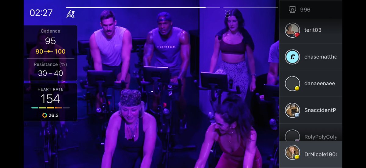 Yo <a href="/onepeloton/">Peloton</a> ... I need more Reconnect rides with all the instructors! 💗💚💗💚