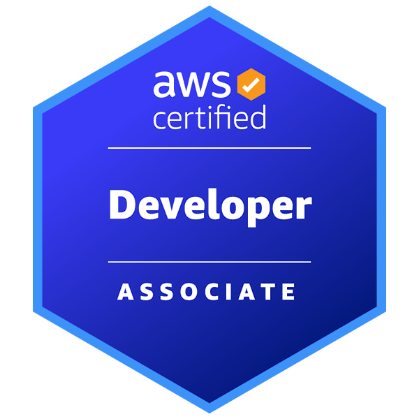 cgoodwolf's tweet photo. I’m happy to share that I’ve obtained a new certification: AWS Certified Developer – Associate from Amazon Web Services (AWS)! Thanks @awscloud https://t.co/fpuUUTMmTC