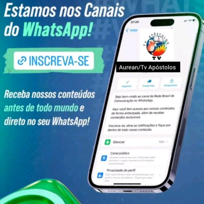 Canal de transmissão.
  Tv Apóstolos.

whatsapp.com/channel/0029Va…