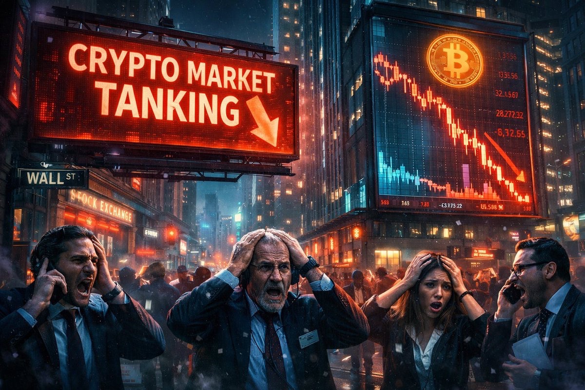 BREAKING🚨: The Crypto Market has been TANKING the past two weeks…😳 The  Crypto Market has erased -$400 BILLION in just 13 days…😬 This Week: 🔴  Bitcoin: -8%📉 🔴 Ethereum: -14%📉 🔴 XRP: -9%📉