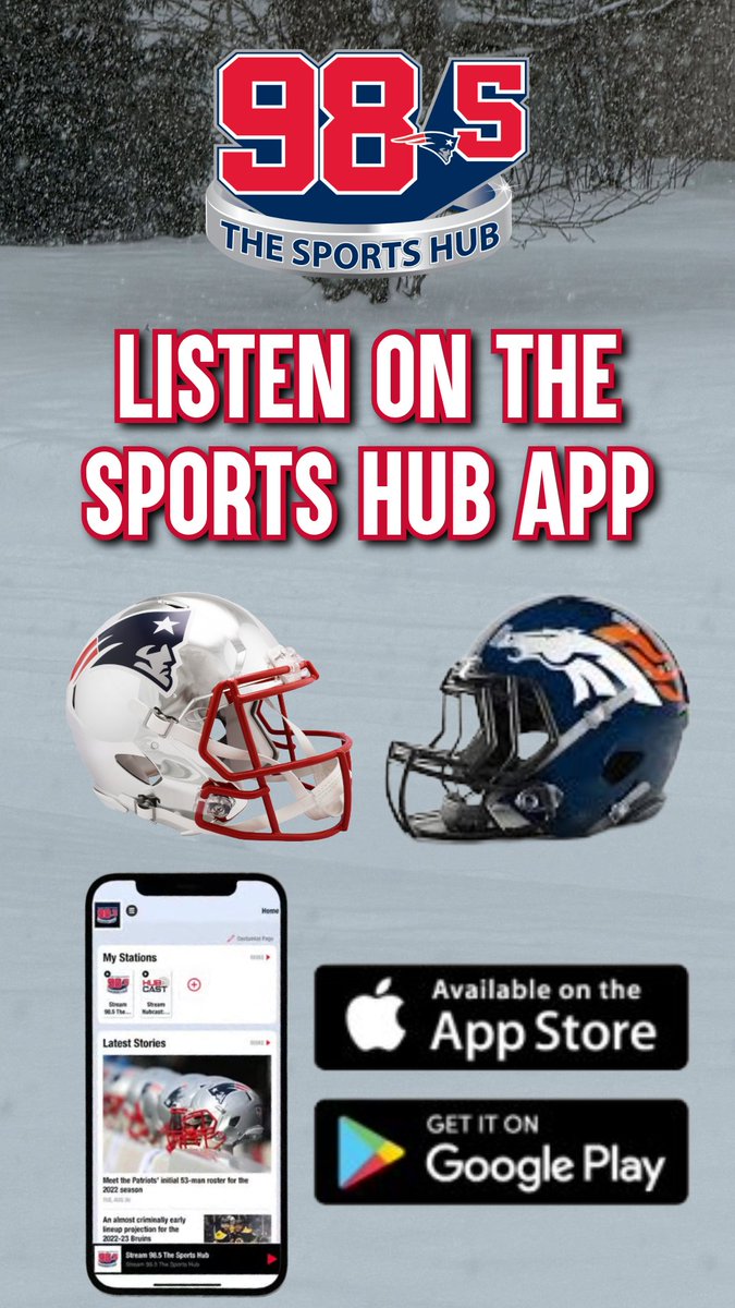 98.5 The Sports Hub tweet media