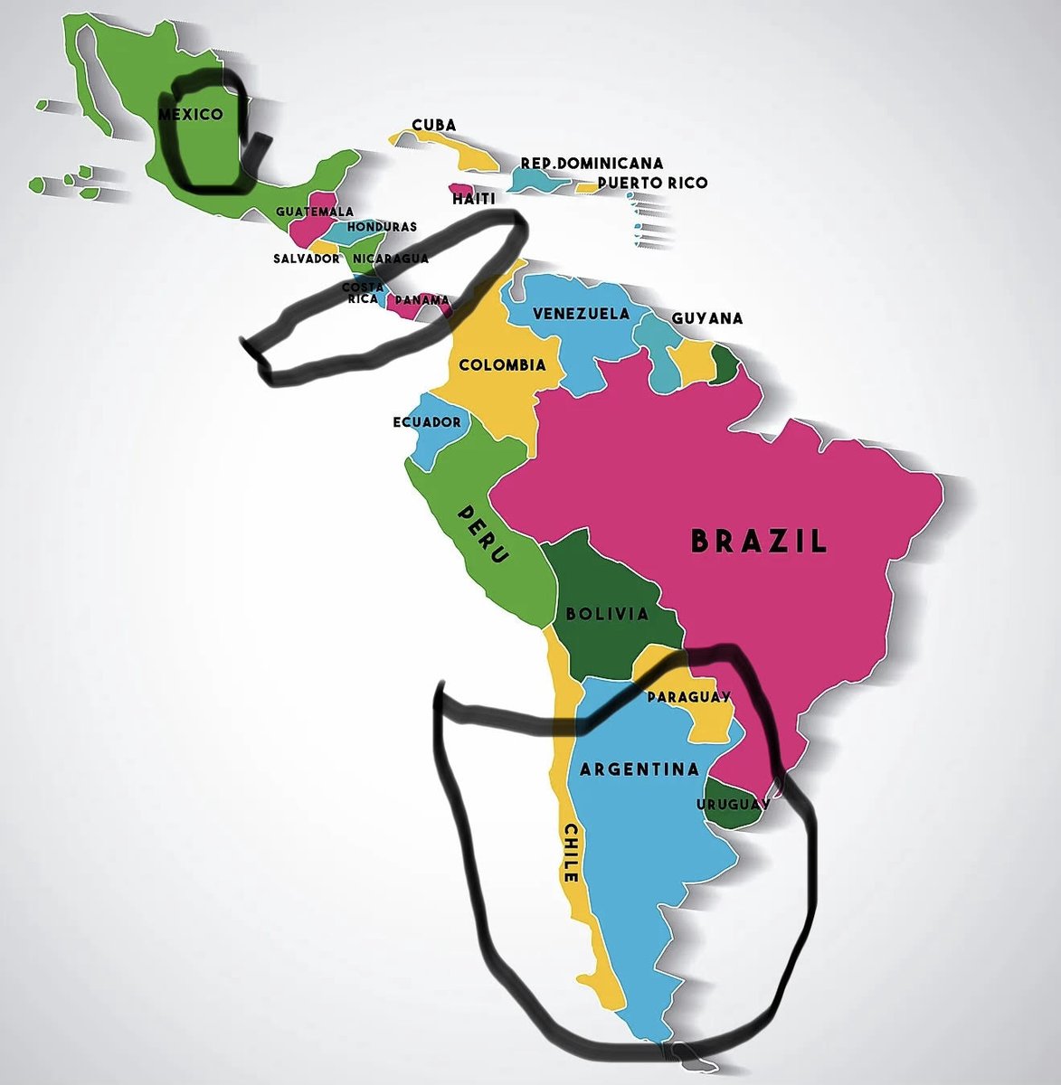 JakeNomada's tweet image. When you're honest about where you could (or should) raise kids in Latin America 🌎

You've basically got...

-&amp;gt; Central + Northern Mexico 🇲🇽
-&amp;gt; Costa Rica 🇨🇷
-&amp;gt; Panama 🇵🇦
-&amp;gt; The Southern Cone 🇦🇷 🇺🇾 🇨🇱 🇵🇾

These are the only viable options

The only places with solid…
