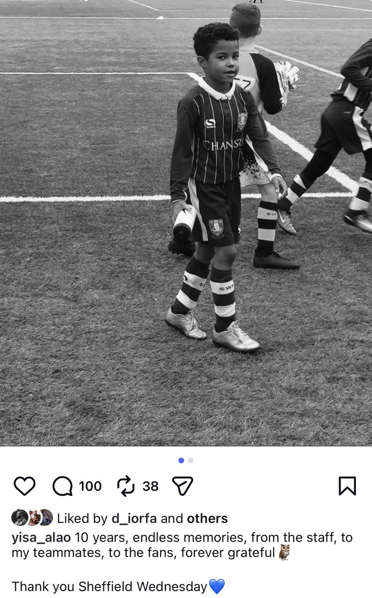 Yisa Alao has announced his Sheffield Wednesday departure. He’s set to join Chelsea. #SWFC