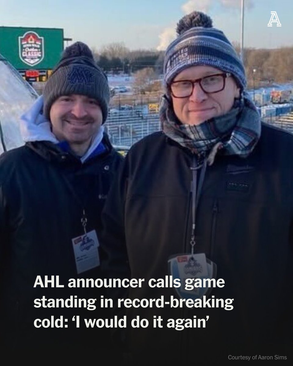 Failing generators, an electric parka, announcing on a cell phone, subzero temperatures — it was all in a day's work for <a href="/mkeadmirals/">Milwaukee Admirals</a> announcer <a href="/aaronadmirals/">Aaron Sims</a>.