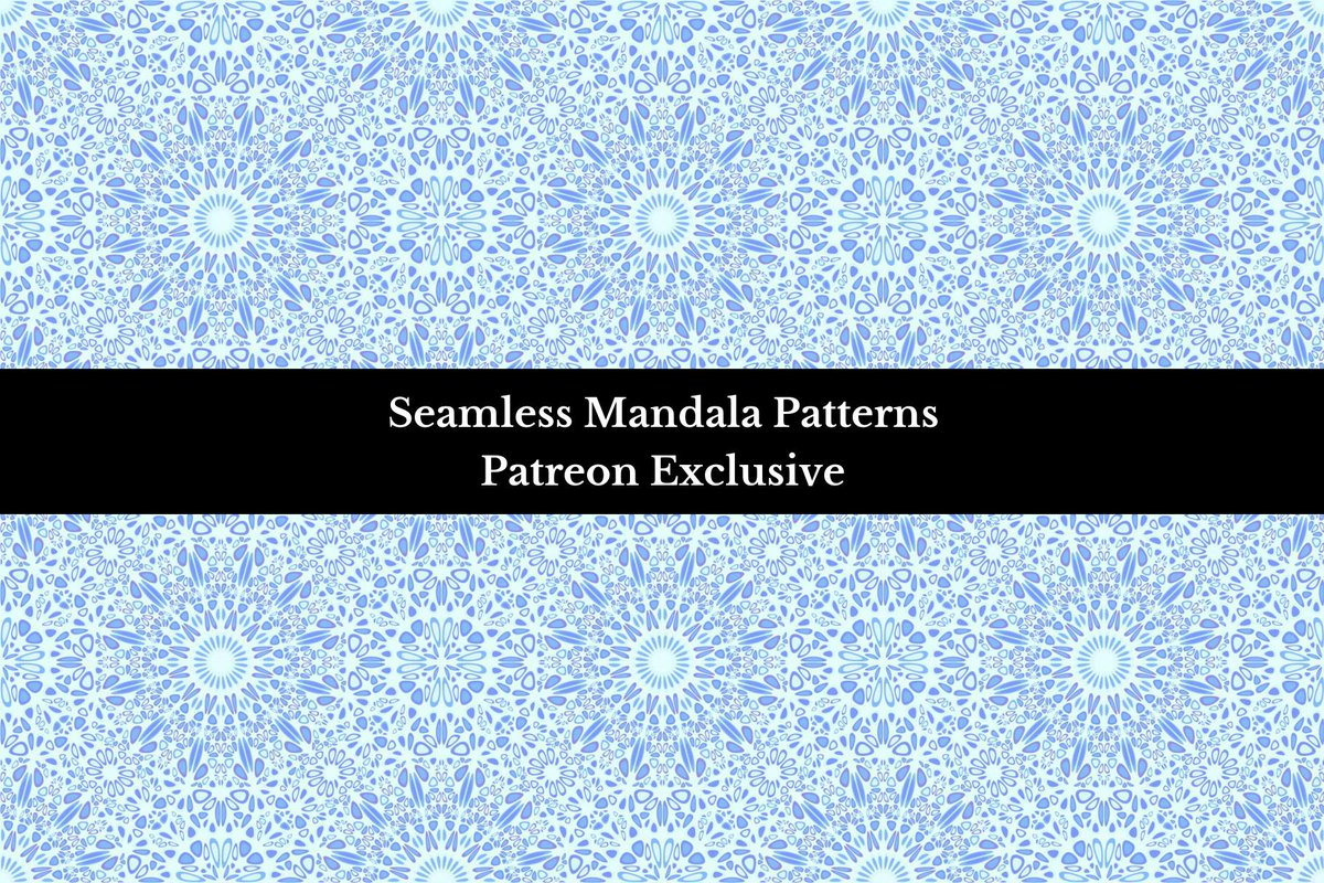 DavidZydd's tweet image. Seamless Mandala Pattern Set - digital download on Patreon: patreon.com/cw/MandalaMagi… #patternartist #patternbranding