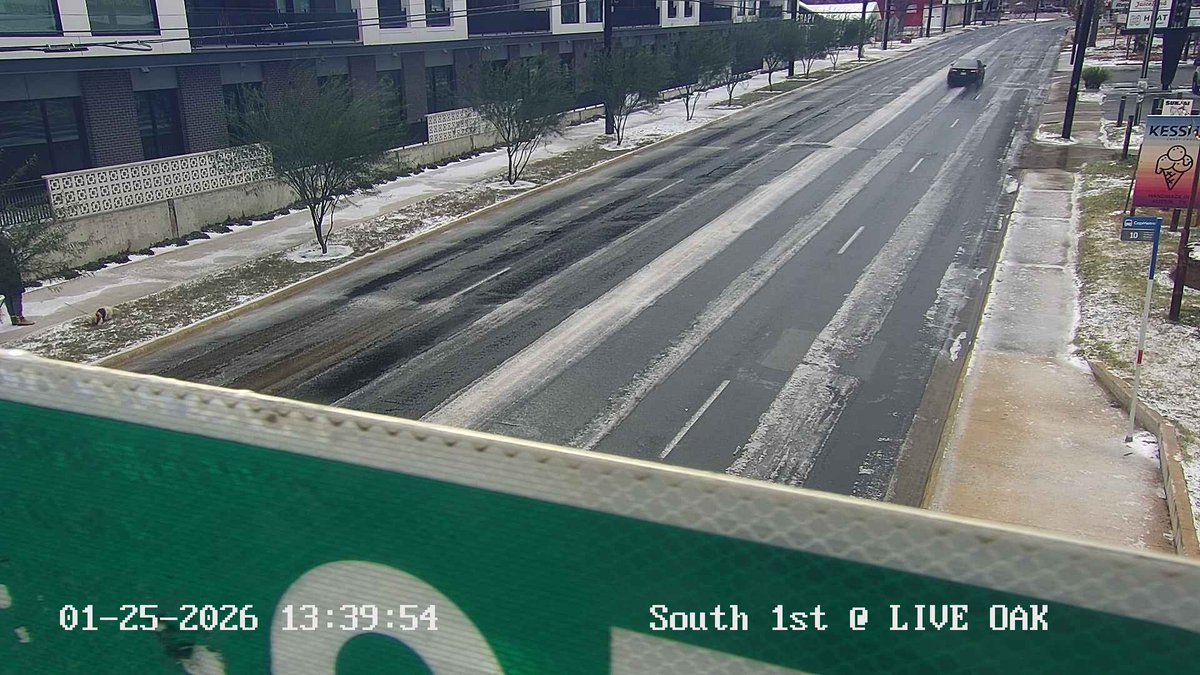 Reminder you can get a live look at Austin road conditions using the city's traffic cam map.

data.mobility.austin.gov/traffic-camera…