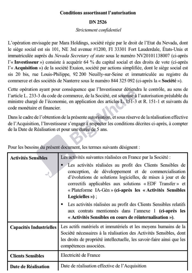 Double jeu : Après son discours anti-Trump et faussement souverainiste à Davos, Macron accepte de BRADER notre pépite nationale EXAION.
Cette vente SCANDALEUSE empêcherait entre autres EDF de « miner du Bitcoin », se privant ainsi d’un atout stratégique majeur. Le minage permet