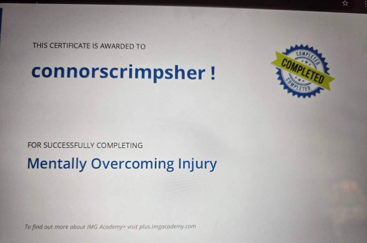DefCon_Connor's tweet image. Completed Jenkins Elite QB courses, Now taking @IMGAcademy Courses. When Im not in the gym or on the field Im striving to learn and improve my skills Mentally and Physically. 
@RecruitNationUS @dreamallamerica @jenkins_elite @IMGAcademy