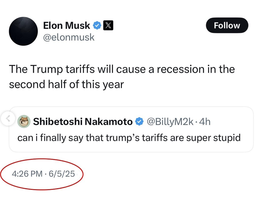 <a href="/elonmusk/">Elon Musk</a> <a href="/OliLondonTV/">Oli London</a> Elon, when you wrote this were you a puppet?