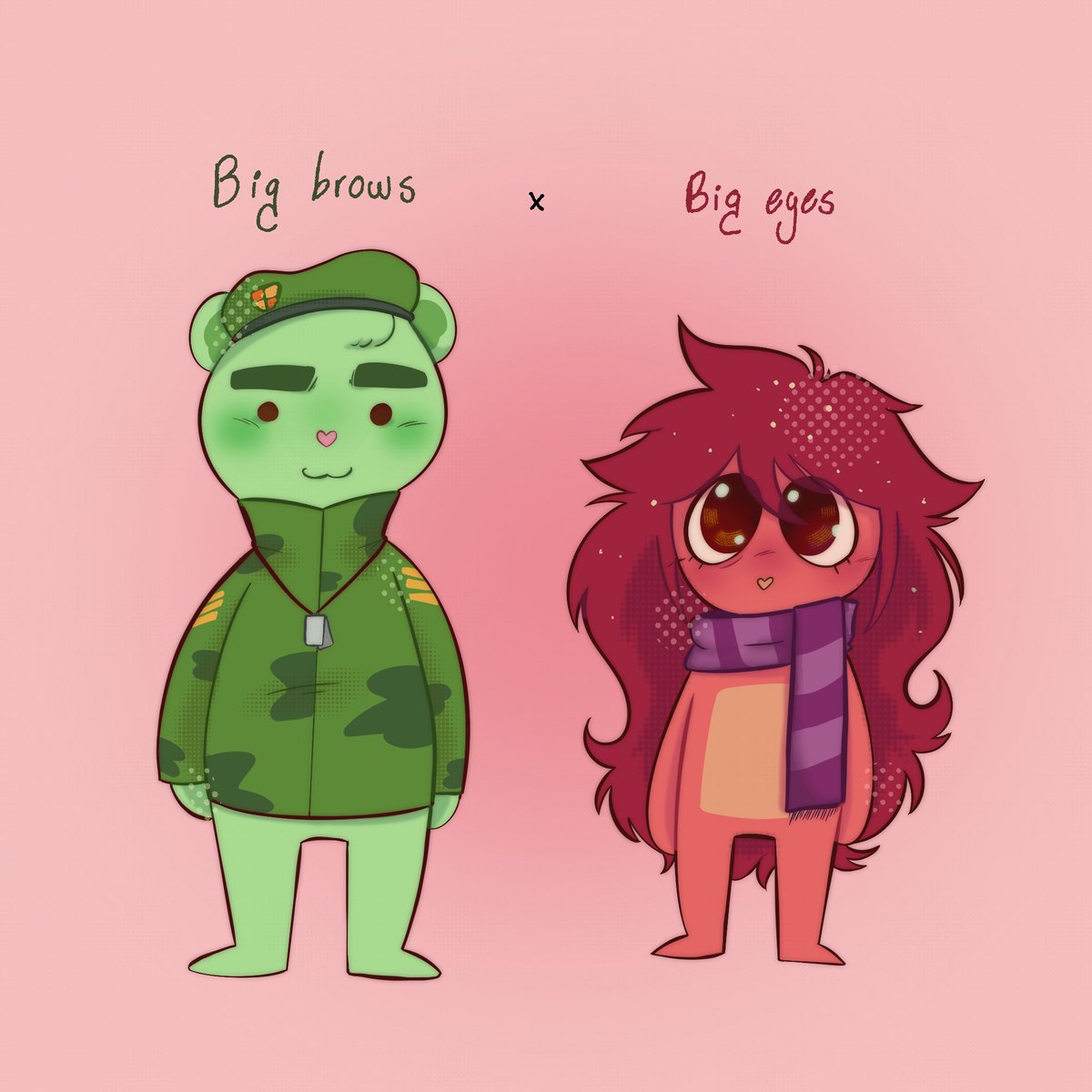 I am very much participating on this, I love them both so muchhhh #flippyxflakyday #flippaky #htf擬人化