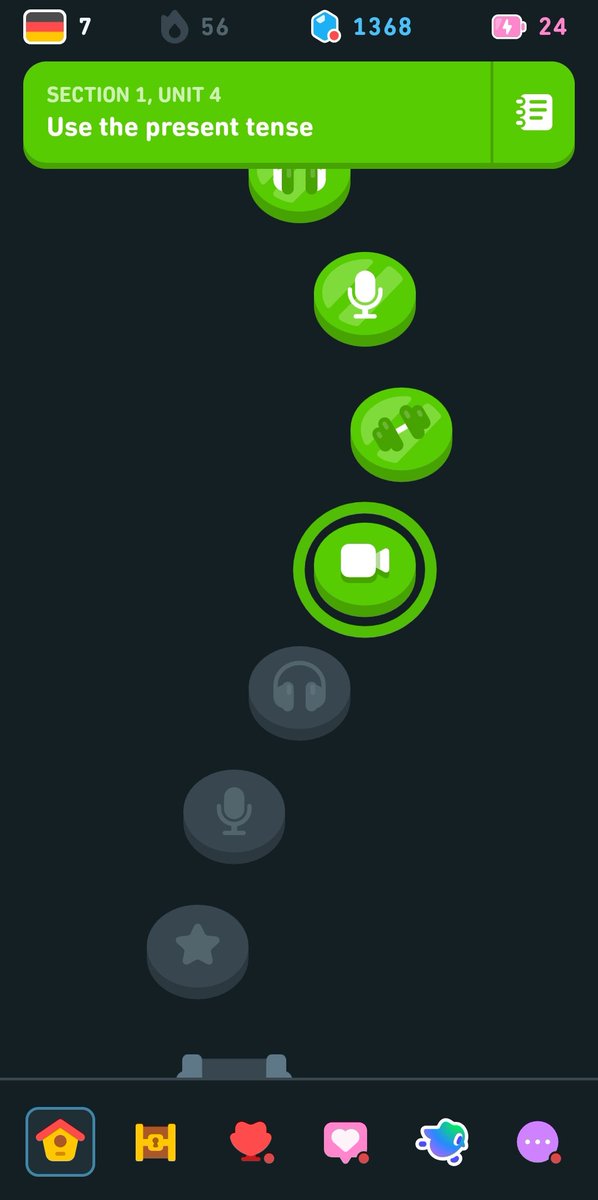 Already on level 7 on Duolingo buh it's a bit difficult learning  through the app only , repost to out me on pleaseeee😮‍💨🤲