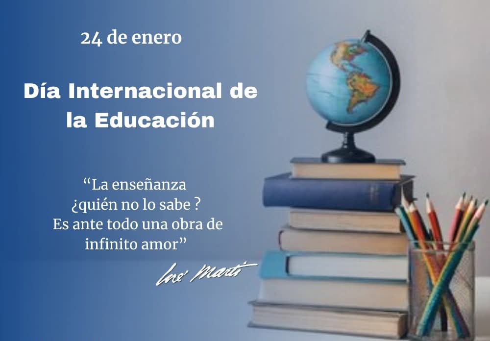 🇨🇺 Enseñar es una obra de infinito amor. Sin educación no hay revolución posible #TercerFrente #SantiagoDeCuba <a href="/CubaMined/">MINED</a> <a href="/FrenteDme/">Dirección General de Educación Tercer Frente</a>