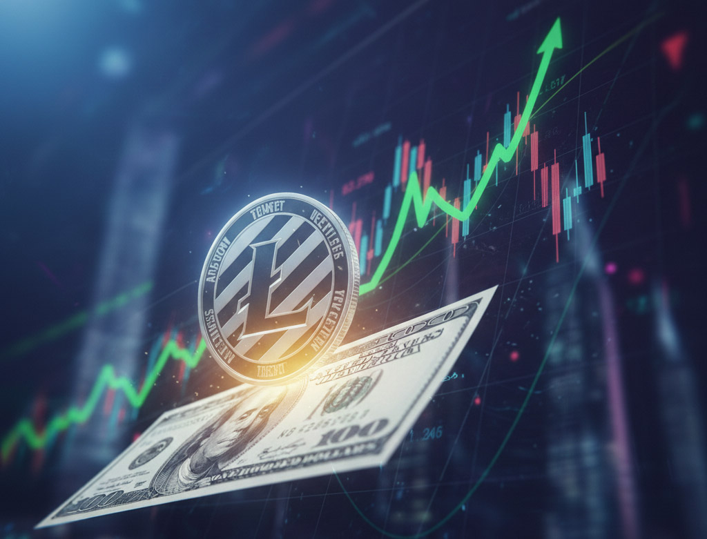 🧨Litecoin Eyes $100 Milestone Amid ARK Invest ETF Speculation #Litecoin # ETF #InstitutionalAdoption #Altcoins #BullRunFollowing A recent S-1 filing  by ARK Invest that includes Litecoin, on-chain activity and derivatives  market interest have surged,