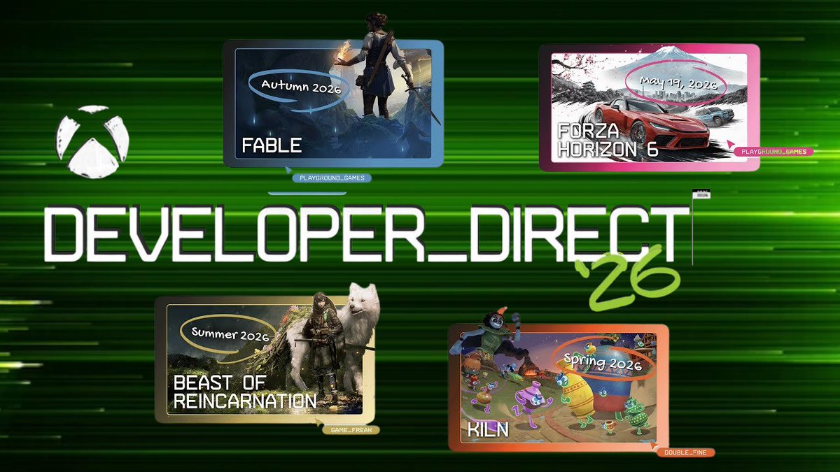 MrboomstickXL's tweet image. XBOX DEVELOPER DIRECT | Playground Games STEALS The Show! A FULL breakdown of how @WeArePlayground just became the industries BEST developer! They are dropping (2) #GOTY2026 contenders and that's just the "Tip of Spear" for @Xbox this year! #XboxGameStudios #FTW