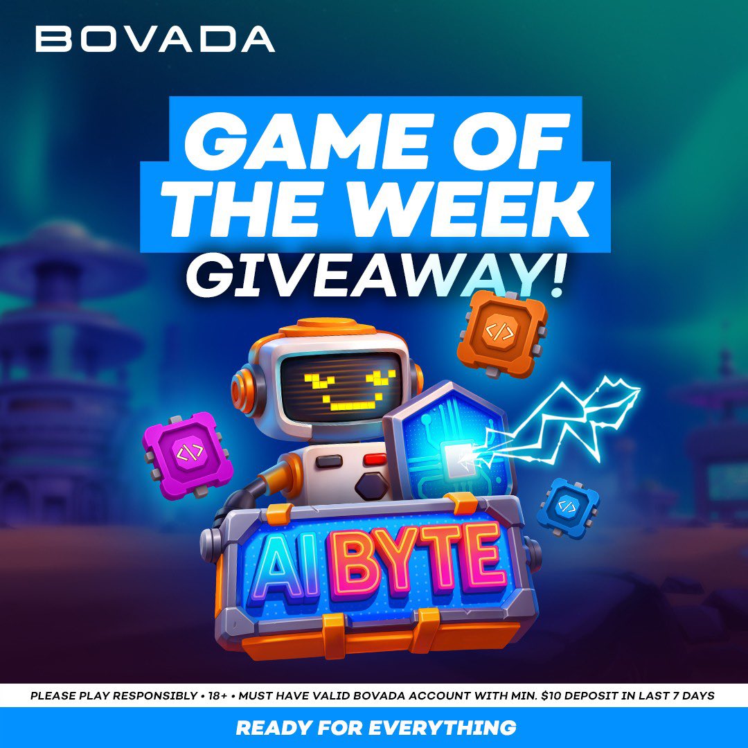 🚨 GAME OF THE WEEK GIVEAWAY 🚨

We’ve got 5x$20 bonuses up for grabs to celebrate our Game Of The Week!

- 🔁 + Follow <a href="/Bovada_Casino/">Bovada Casino</a> 
- Drop a 🎰 in the comments

Five random winners will be posted tomorrow at 4PM EST! ⏳

Terms: bit.ly/3YpL9SK