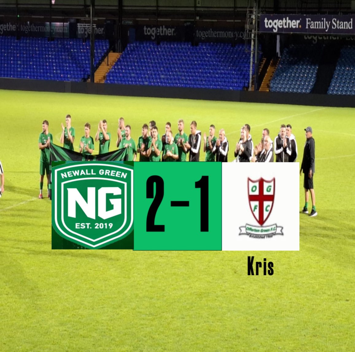 <a href="/NewallGreenfc/">Newall Green FC</a> 2-1 OGFC

Sloppy first 20 mins seen the green 2-0 down but from then we dominated the game scoring once but just couldn’t break down Newall Greens defence

Well played to Newall &amp; all the best for the rest of the season 👍🏼💚

⚽️Kris

MOTM - <a href="/danielbirchy99/">Daniel Birch</a>
