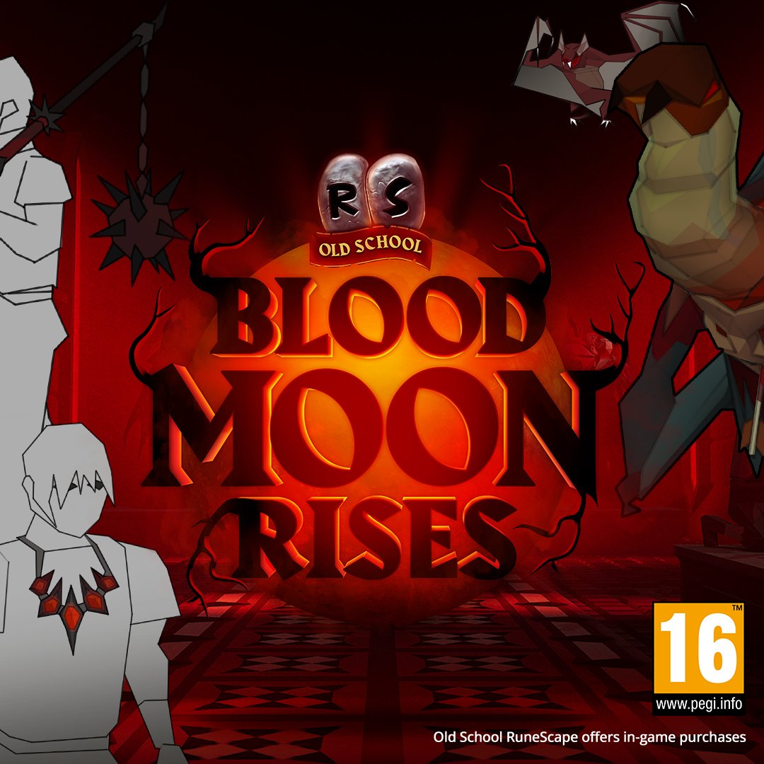 OldSchoolRS's tweet photo. The Blood Moon Rises🩸

Coming Summer 2026 🧛

New skilling activities, a new Slayer creature, and a post-quest boss await:
The Maggot King

https://t.co/4EapWn2ctP https://t.co/riiuBsaBIZ