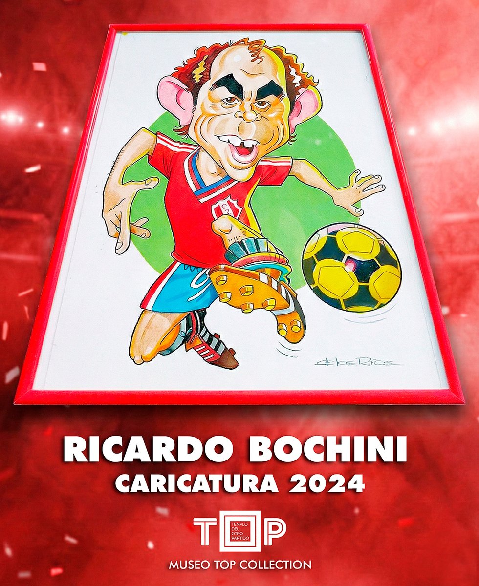 MuseoTOP's tweet image. 25-01-2026. 72º cumple de Ricardo Bochini: La caricatura del "Bocha" por Jorge de los Ríos (2024) brilla en el TOP, el Museo de Marketing Deportivo de Claudio Destéfano. Instagram 👉 @museoTOP. Contenido: @mlopezarce #Bochini #Independiente #MarketingDeportivo #MuseoTOP