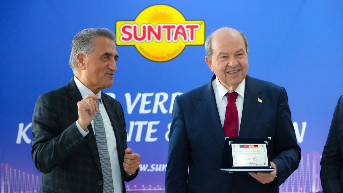 suntat_de's tweet photo. SUNTAT Mannheim ofisimizde, Kuzey Kıbrıs Türk Cumhuriyeti 5. Cumhurbaşkanı Sayın Ersin Tatar’ı ağırlamaktan memnuniyet duyduk.

Im SUNTAT Büro in Mannheim durften wir den 5. Präsidenten der Türkischen Republik Nordzypern, Herrn Ersin Tatar, begrüßen. https://t.co/1Bek5Cv5Au