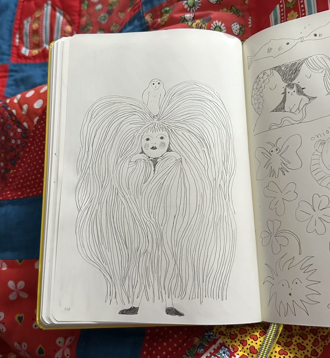 Sometimes I draw something and and then I’m like, what the heck is that