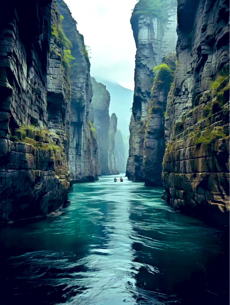 purenature_1's tweet image. Amazing nature 🪾🌿 #Canyon