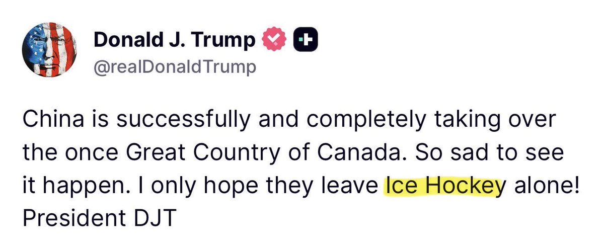 AntiTrumpCanada's tweet image. “Ice Hockey.” 😂😂😂
It’s just “Hockey,” dipshit. The ice part is implied. Unlike your intelligence.  🇨🇦 🏒