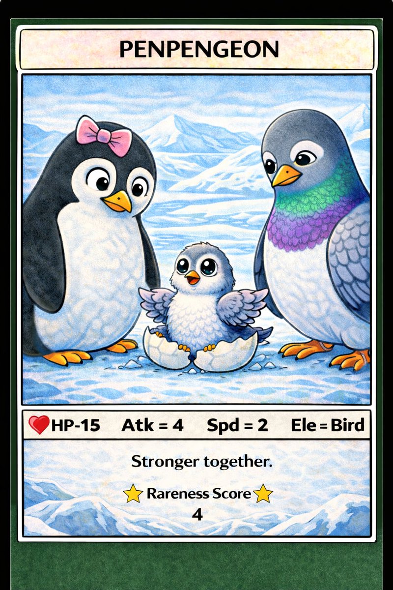 🕊🐧 PENPENGEON — a Special Edition collab
Rare Pigeons × RarePenPen Agency
Available now.
Follow both flocks 👇
👉t.me/+cehyDYMCcLIzN…
👉t.me/rarepenpen