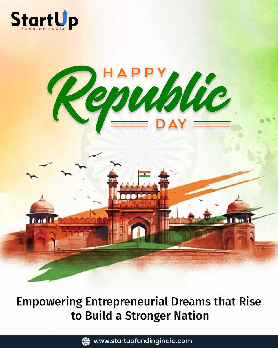 Honouring the spirit of innovation that drives India forward. Let’s rise together and turn bold ideas into powerful ventures.

Explore opportunities at startupfundingindia.com

#RepublicDay #StartupFundingIndia #IndiaInnovation #EntrepreneurLife #BuildTheFuture