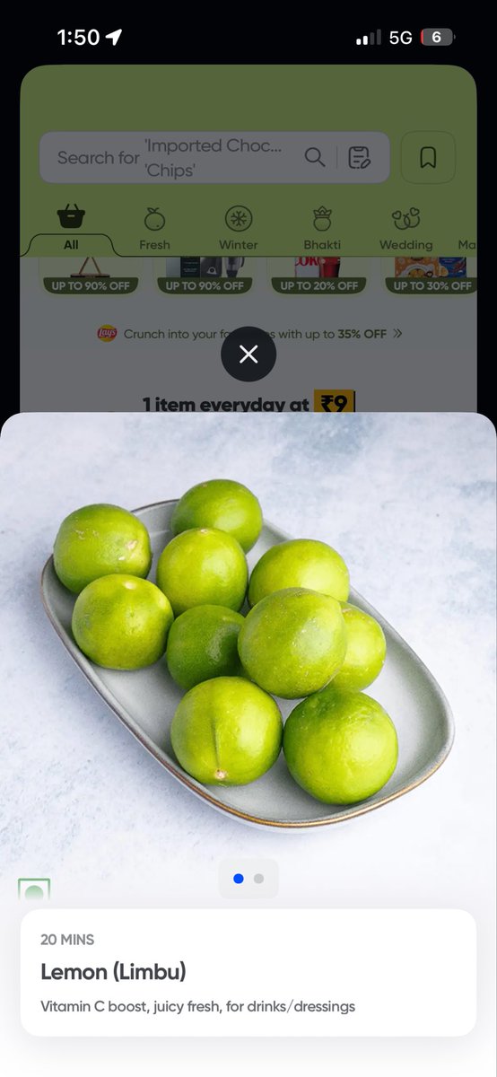 narmisdes's tweet photo. Swiggy , thankyou for 9rs deal but it is NIMBU and I am a grammar nazi @Swiggy https://t.co/ZzABMN2Dis