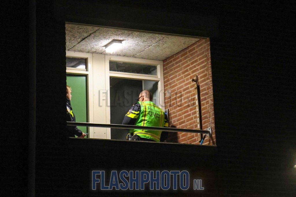 Explosie bij portiekwoning in Vlaardingen