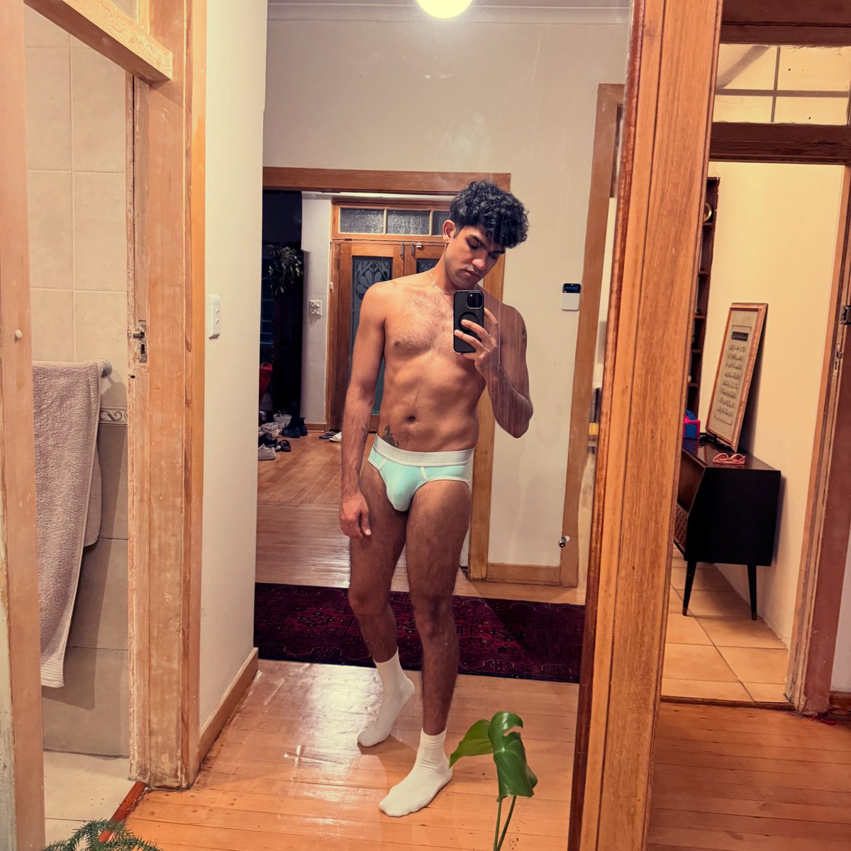dathomoru's tweet image. There’s something sexy about wearing another man’s underwear 🤤
