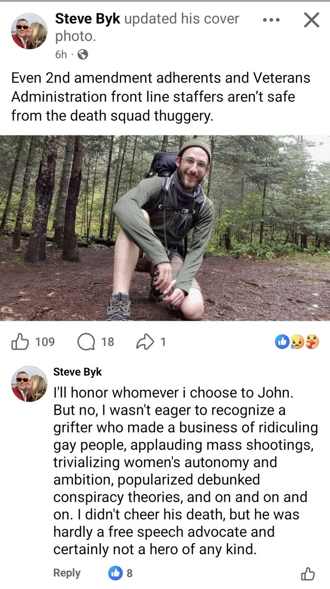 Someone check on Steve. Better yet, take him straight to talk to someone.