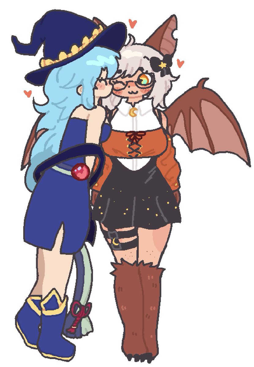 An absolutely wonderful and cute commission I got from <a href="/tingusbungus/">ting</a>! Please check them out!

ft. Me and Ferra :3c
#Art4Ferra